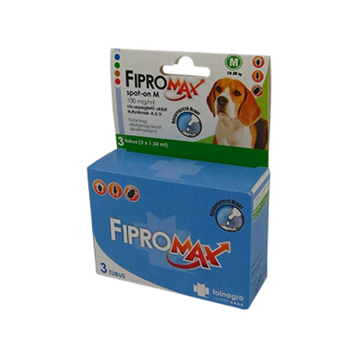 Fipromax spot-on kutyáknak 3x M (10-20 kg)