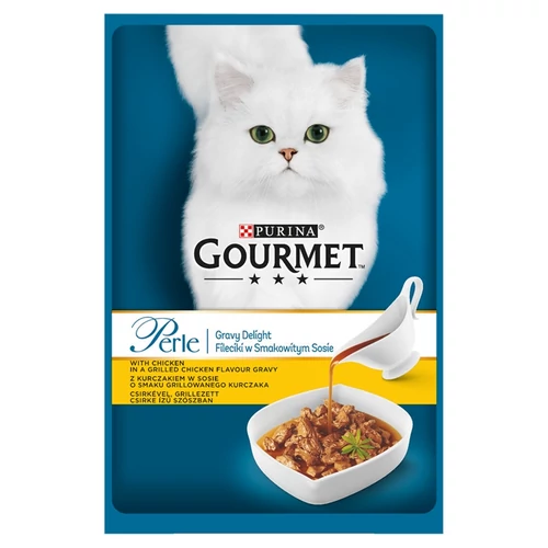 Gourmet Perle Gravy Delight Csirke 85g          
