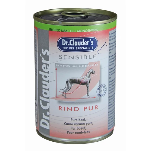 Dr.Clauders Konzerv Selected Meat Sensible Marha Pure 400g