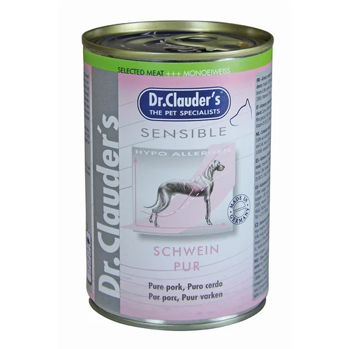 Dr.Clauders Konzerv Selected Meat Sensible Sertés Pure 400g
