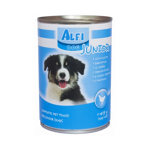 Alfi dog konzerv 415gr junior