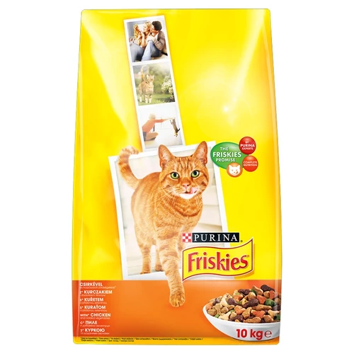 Friskies Száraz Macska Csirke+Zöldség 10kg