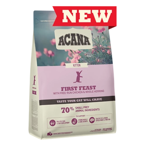 ACANA First Feast 1,8kg – kölyökmacskáknak szánt gabonamentes csirkés-halas táp