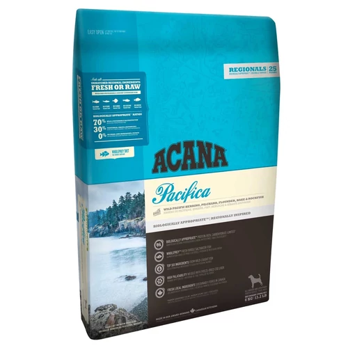 ACANA Pacifica Dog 2kg – prémium halas, gabonamentes kutyatáp érzékeny kutyáknak