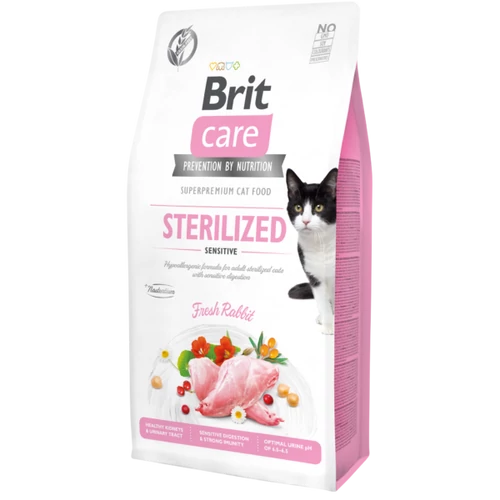 Brit Care Cat Grain Free STERILISED - SENSITIVE Rabbit 400g