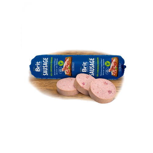 Brit Premium Sausage 95 % csirke és vadhús szalámi 800g
