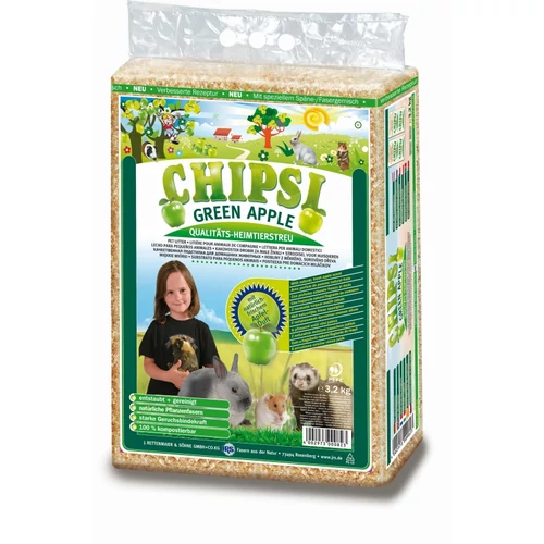 Forgács Chipsi Plus Zöld Alma 60l, 3,2kg