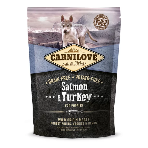 CarniLove Puppy Lazac-Pulyka 1,5kg