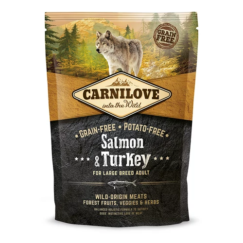 CarniLove Adult Large Lazac-Pulyka 1,5kg