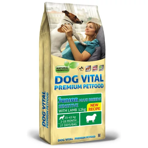 Dog Vital Junior Sensitive Maxi Breeds Lamb  12kg