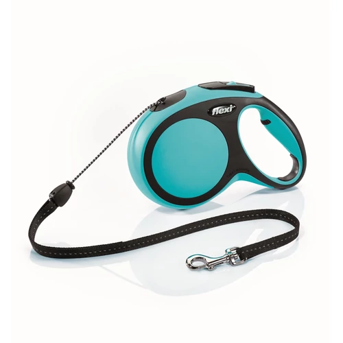 Flexi New Comfort zsinóros automata póráz M 8m 20kg-ig kék