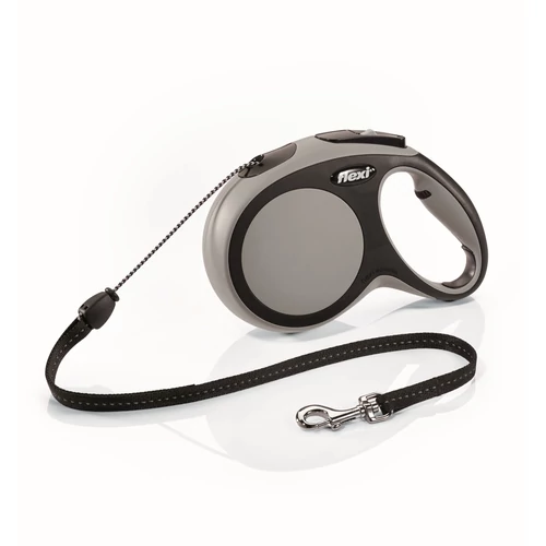 Flexi New Comfort zsinóros automata póráz M 8m 20kg-ig szürke