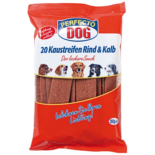 Jutalomfalat Perfecto Dog Húslap Marhás 200g