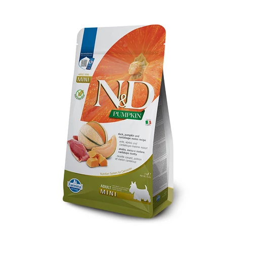 N&D Pumpkin Dog kacsa&sütőtök,sárgadinnye adult mini 2kg