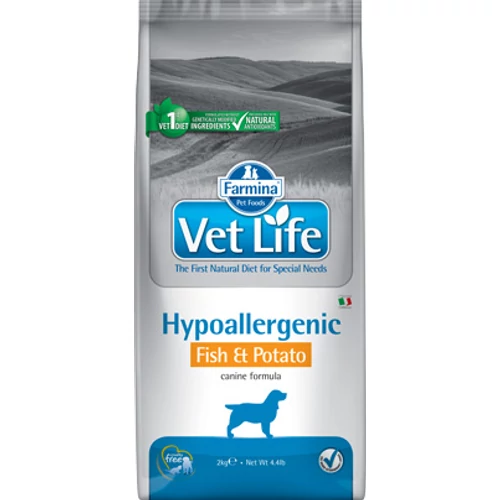Vet Life Dog Hipo Fish & Potato 2 Kg