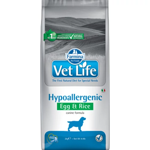 Vet Life Dog Hipo Egg & Rice 2 Kg