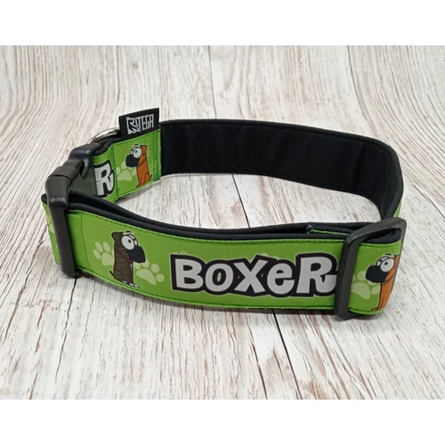 ritega kara softshell boxer mintás kutyanyakörv – 4 cm