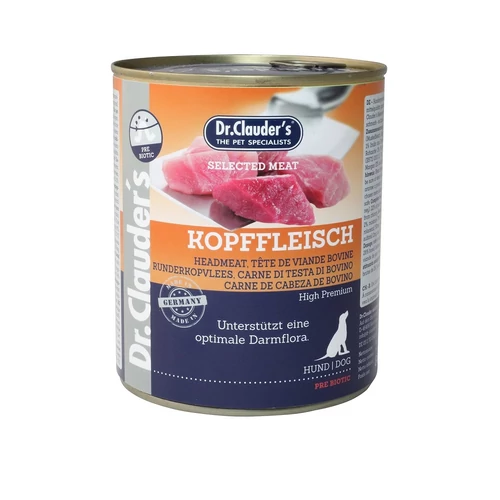 Dr.Clauders Konzerv Selected Meat Fejhús 400g