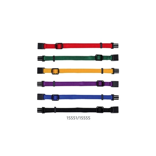 Nyakörv Kölyöknek M-L 22-35cm/10mm 6 Db Piros,Zöld,Sárga,Lila,Kék,Fekete