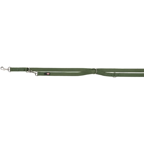 Póráz Hosszabbítható Prémium Dupla XS–S 2m/15mm Forest