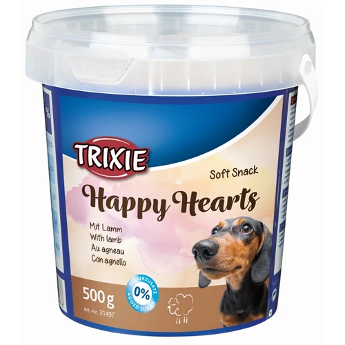 Jutalomfalat Soft Snack Happy Hearts Vödrös 500gr