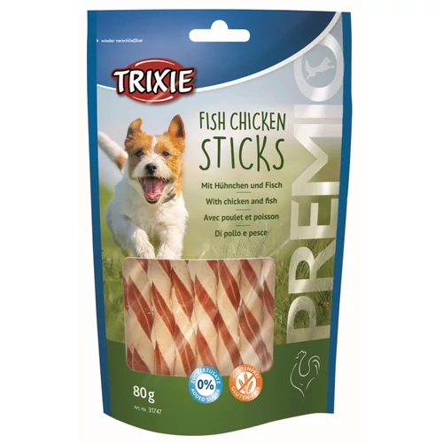 Jutalomfalat Premio hal+csirke pálcika 80gr
