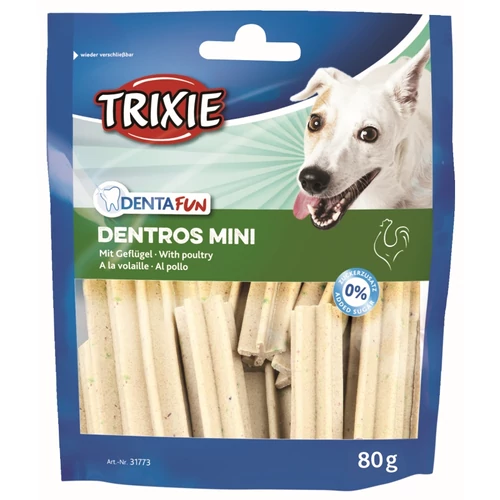 Jutalomfalat Denta Fun Dentros Mini baromfis 60gr