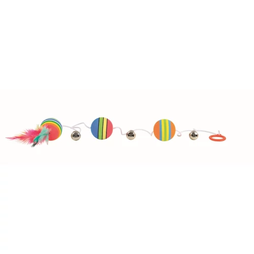 Játék Labda Szivárvány 3,5cm/80cm