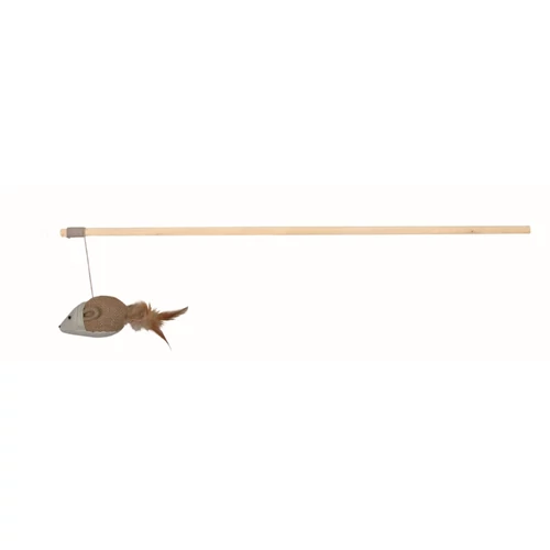 Játék Macskának Pálca Juta Egérrel 50cm