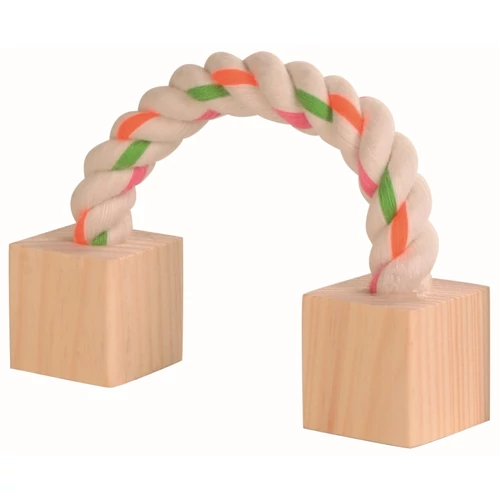 Játék Rágcsálónak Rágókötél 2 Fával 20cm