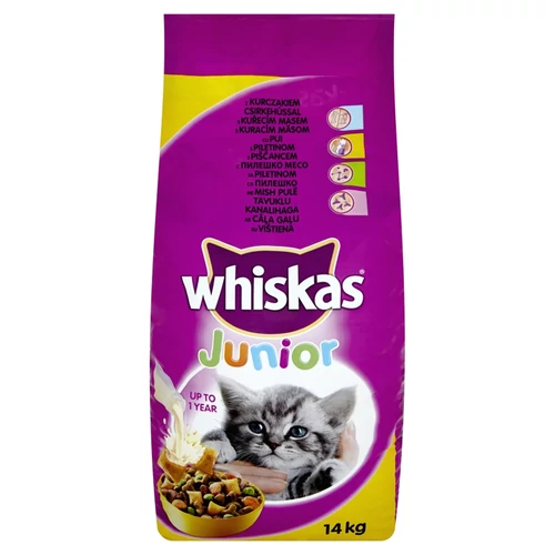 Whiskas Száraz  Junior Csirke 14kg