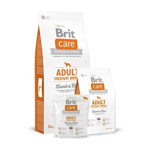 Brit Care Hypoallergen Adult Medium Lamb & Rice 1kg