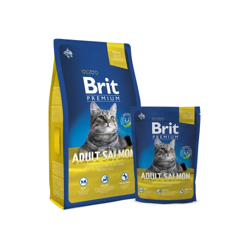 Brit premium cat adult salmon 8kg
