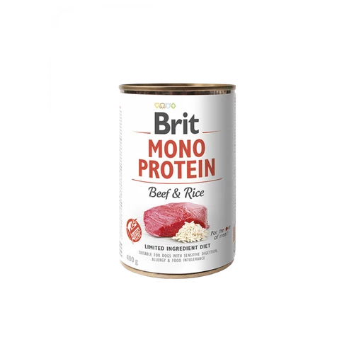 Brit Mono protein marhahús & rizs 6x400g
