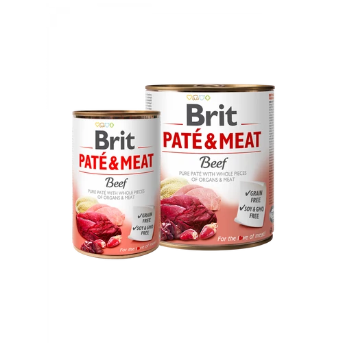 Brit paté & meat - marha konzerv 6x400g