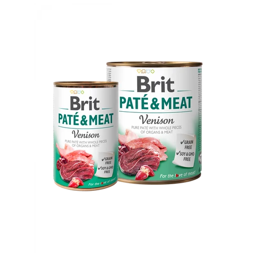 Brit paté & meat - vadhús konzerv 6x400g