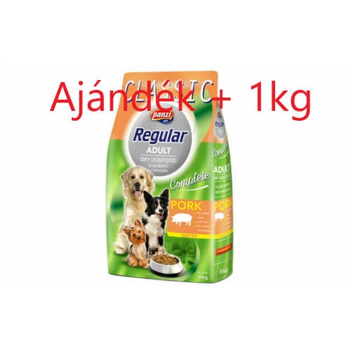 Akciós Túltöltött Panzi Regular ECO száraztáp 9+1kg sertés
