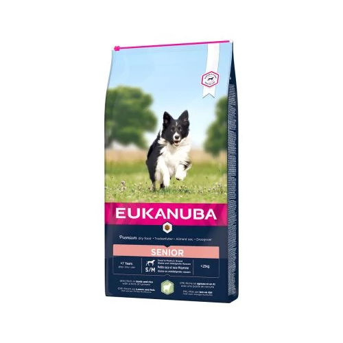 Eukanuba Senior Small&Medium Lamb&Rice 12kg