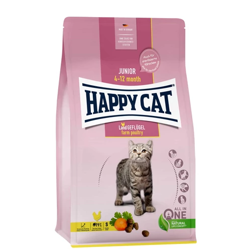 Happy Cat Junior Baromfi 10 kg