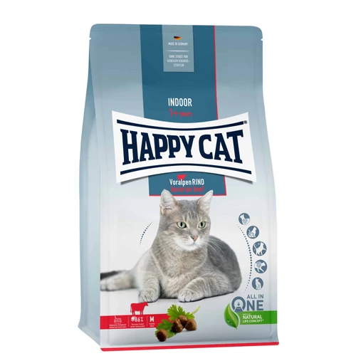 Happy Cat Indoor Voralpen Rind - Marha 1,3kg