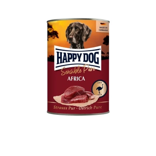 Happy Dog Sensible Pur Africa Strucc színhús konzerv 6x400g