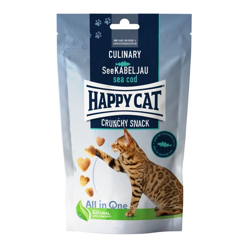 Happy Cat crunchy snack tőkehal 70g