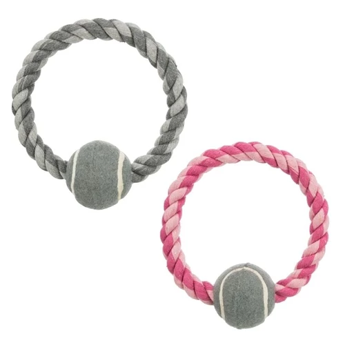 Trixie Rope Ring  - játék kötél, labdával kutyáknak 06/018cm