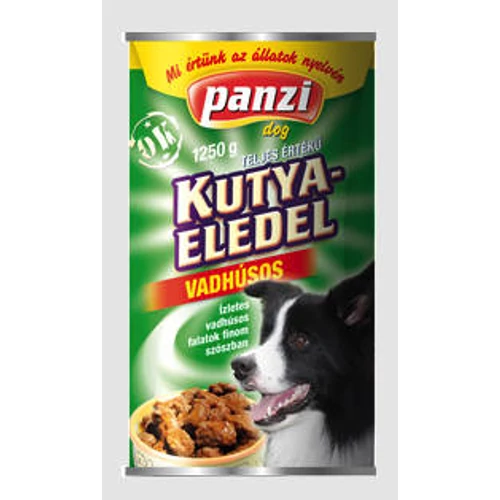 Panzi Regular konzerv - vadhús - kutyáknak 1240g