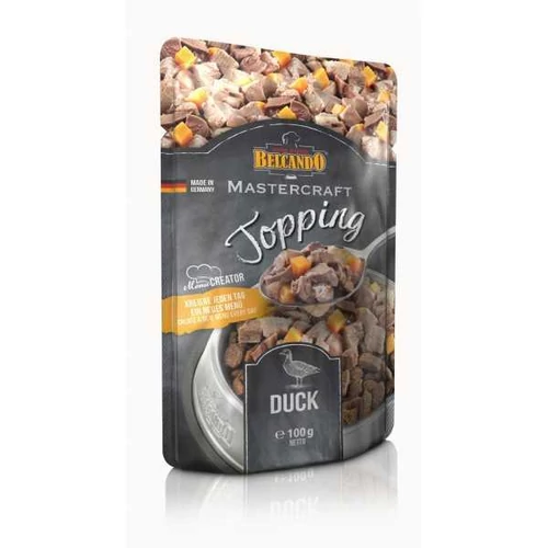 Belcando Mastercraft feltét friss kacsahússal nedves eledel 100 gr