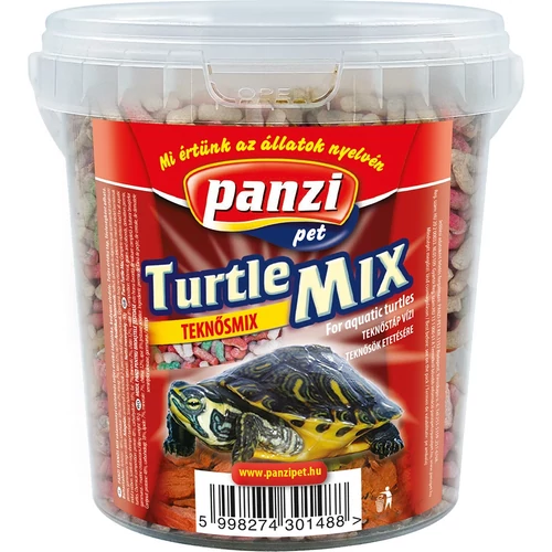 Panzi Teknősmix, teljes értékű teknőstáp - vödrös 90g