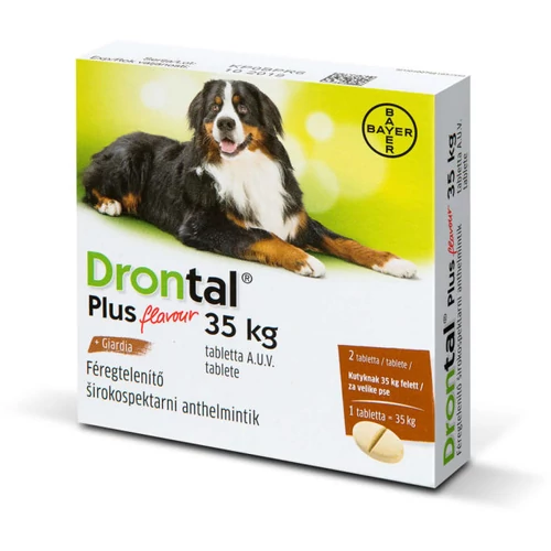Drontal Plus tabetta 35kg felett 2x