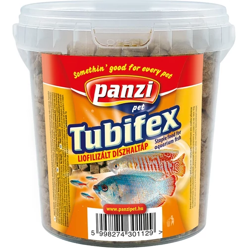 Panzi Tubifex - táplálék díszhalak részére (vödrös) 75g