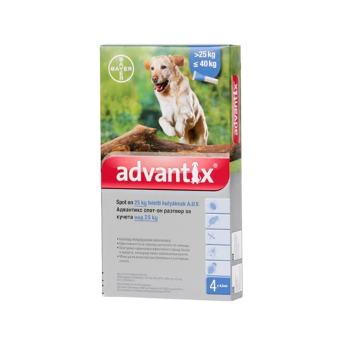 Advantix 25-40 kg közötti kutyáknak 4x4ml
