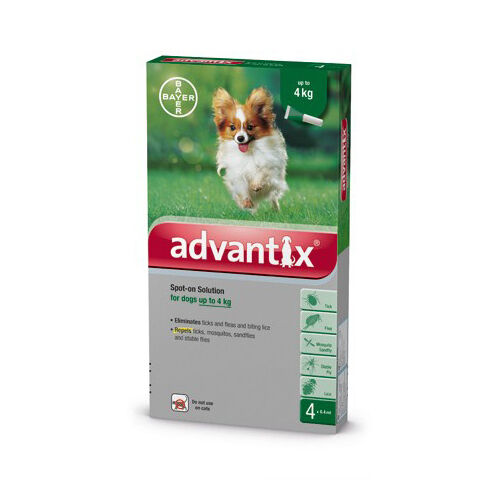 Advantix 4 kg-ig kutyáknak 1x0.4ml